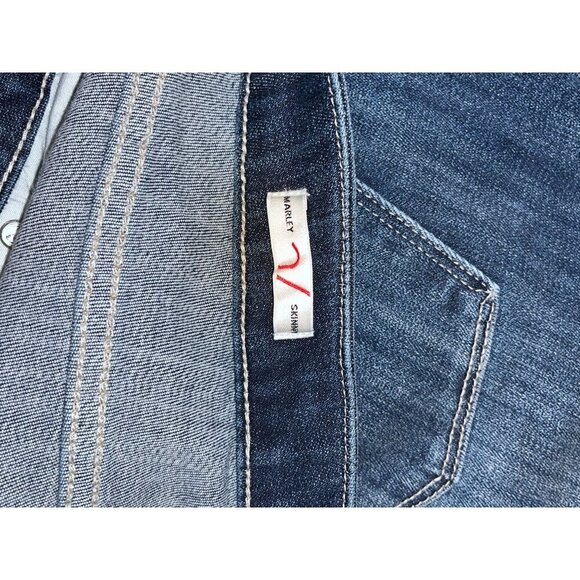 NWT Vigoss Womens Marley Skinny Jeans Size 20 Distressed Stretch Denim PLUS SIZE - Picture 9 of 11